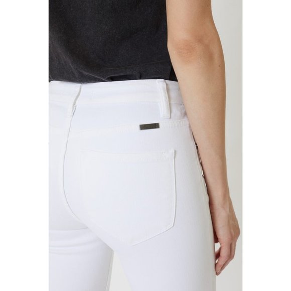 White Gemma High Rise Skinny Jeans {KanCan} - Picture 9 of 10